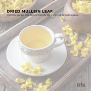 Orku 25g Organic Mullein Leaf - Dried Herbal Verbascum Thapsis V238-SUPDZ-40140702548048