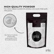 Orku 20Kg Fine Calcium Sulphate Gypsum Powder - Dihydrate Food Grade FCC E516 V238-SUPDZ-40142254342224