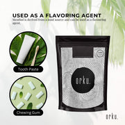 Orku 100g Menthol Crystals - USP Grade L-Menthol Mint Flakes C10H200 V238-SUPDZ-40144447045712