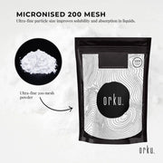 Orku 100g Creatine Monohydrate Powder 200 Mesh Micronised 99.9% Pure Unflavoured V238-SUPDZ-40172500779088