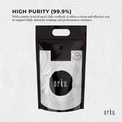 Orku 5Kg Creatine Monohydrate Powder 200 Mesh Micronised 99.9% Pure Unflavoured V238-SUPDZ-40174651506768