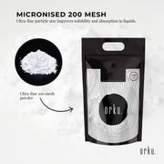 Orku 20Kg Creatine Monohydrate Powder 200 Mesh Micronised 99.9% Pure Unflavoured V238-SUPDZ-40174656684112