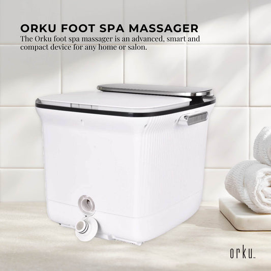 Orku Foot Spa Automatic Water Heating Massager - Electric Pedicure Bath V238-SUPDZ-40175839739984