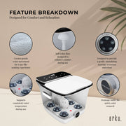 Orku Foot Spa Automatic Water Heating Massager - Electric Pedicure Bath V238-SUPDZ-40175839739984