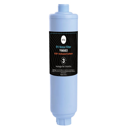 Inline Water Filter - RV Caravan Hose - Activated Carbon KDF Cartridge - YW003 V238-SUPDZ-40189590700112