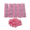 1-100 Cattle Number Ear Tag 5x2cm Set - Mini Pink Cow Sheep Pig Livestock Label V238-SUPDZ-40192184057936