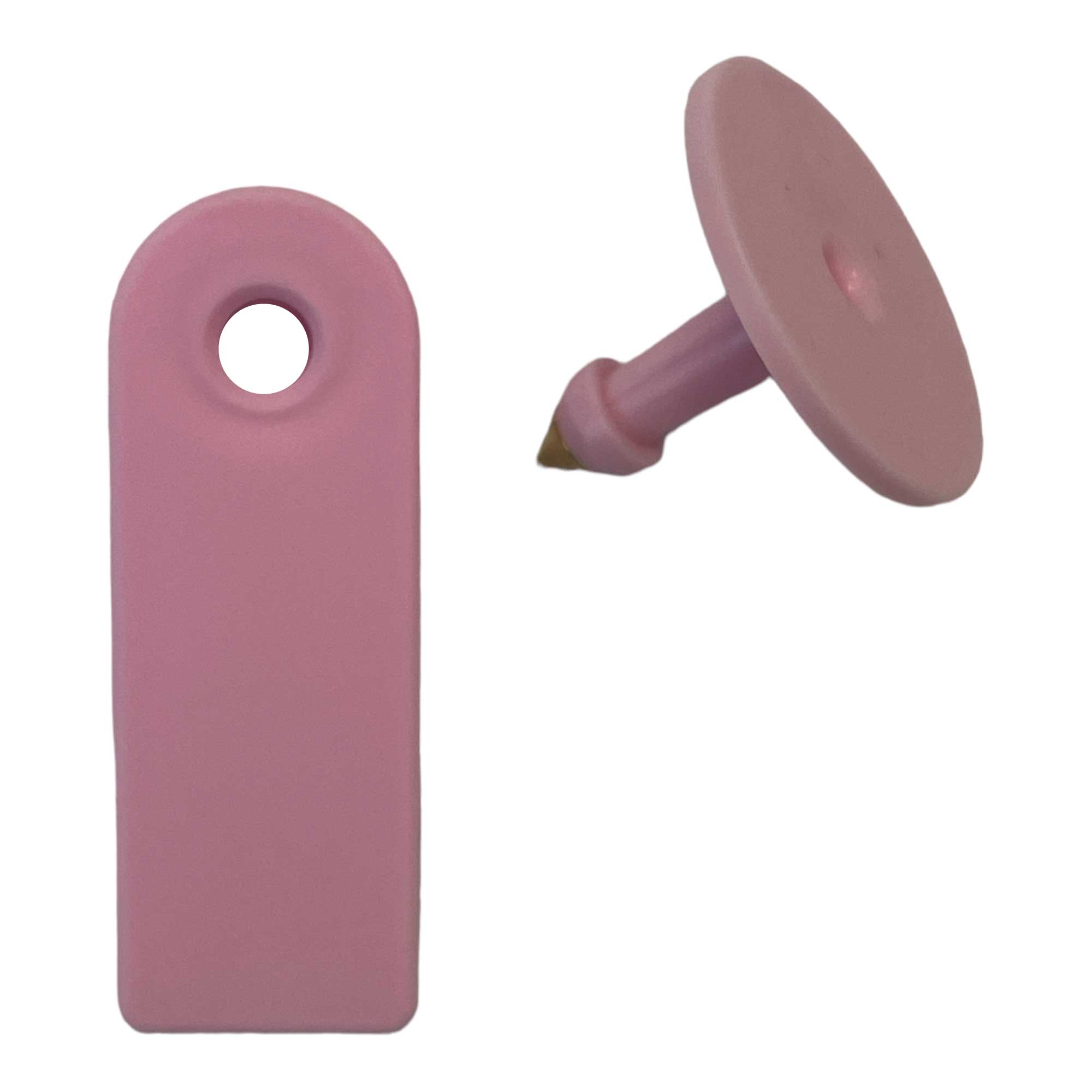 100x Cattle Ear Tags 5x2cm Set - Mini Pink Blank Pig Goat Livestock Label V238-SUPDZ-40207902277712
