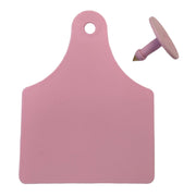 100x Cattle Ear Tags 7x10cm Set - Large Pink Blank Cow Sheep Livestock Label V238-SUPDZ-40208874274896