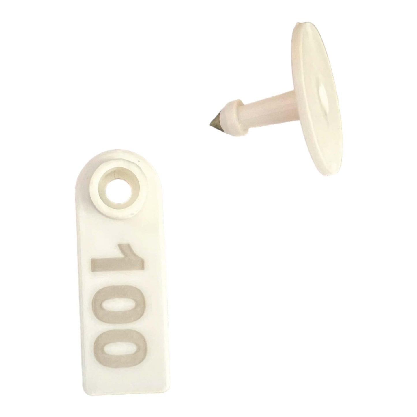 1-100 Cattle Number Ear Tag 5x2cm Set - Mini White Cow Sheep Pig Livestock Label V238-SUPDZ-40208915726416