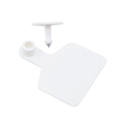 100x Cattle Ear Tags 5x4cm Set - Small White Blank Sheep Pig Livestock Label V238-SUPDZ-40208931487824