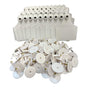 100x Cattle Ear Tags 7x10cm Set - Large White Blank Cow Sheep Livestock Label V238-SUPDZ-40208938795088