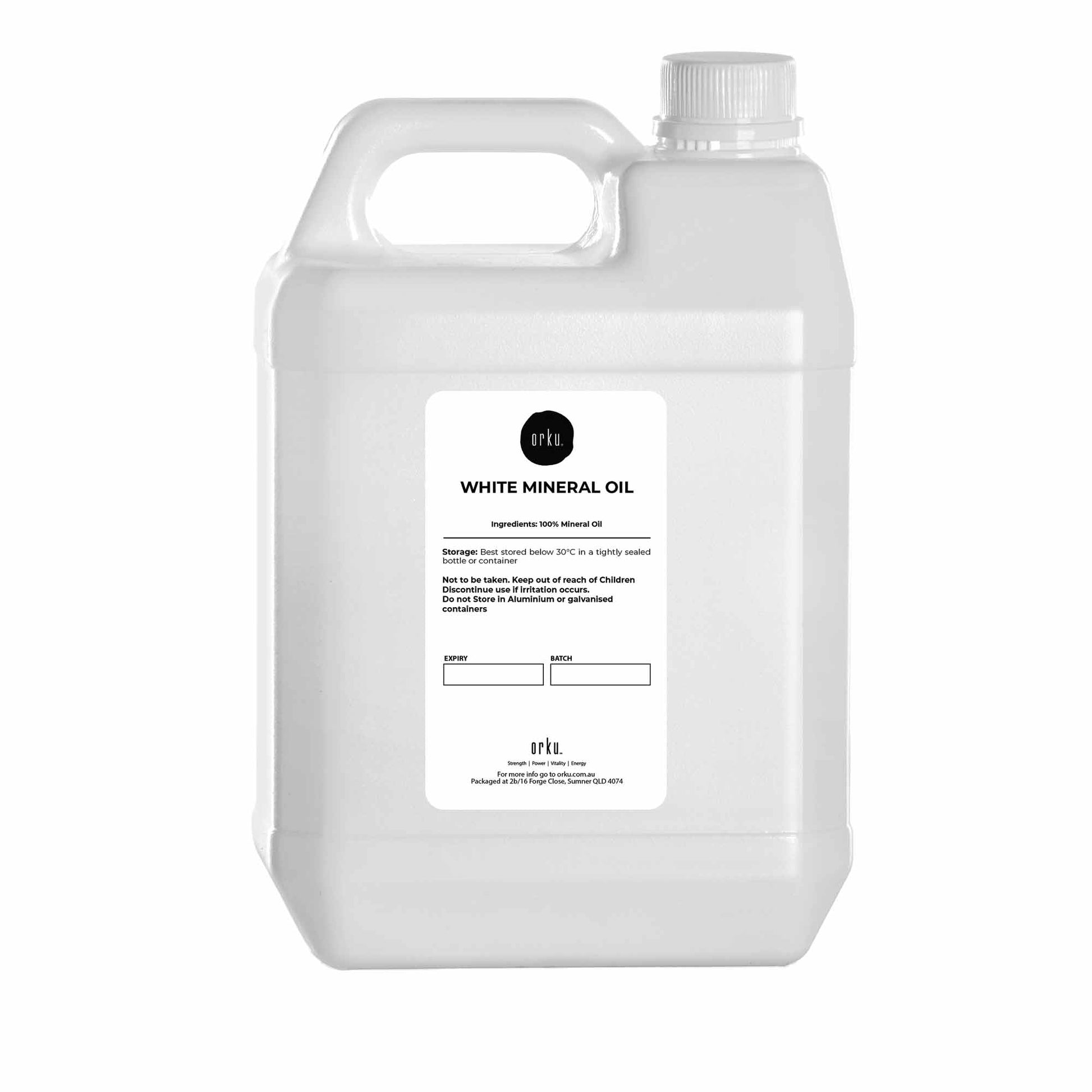 5L White Mineral Oil - Liquid Paraffin Carrier for Essential Oils Skin Hair V238-SUPDZ-40228803739728