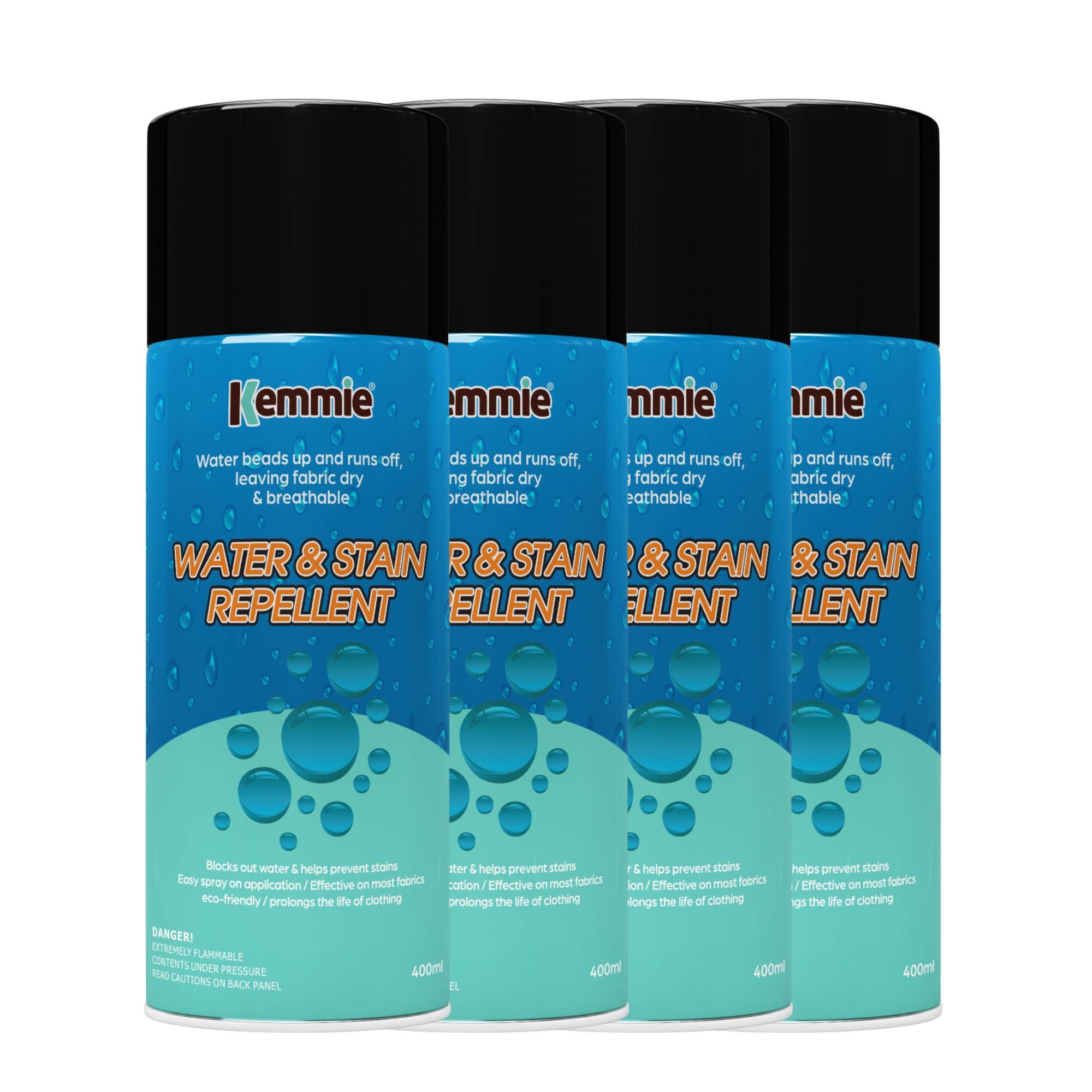 Kemmie 4x212g Water and Stain Repellent Spray for Shoes Suede Leather and Fabric V238-SUPDZ-40292256645200