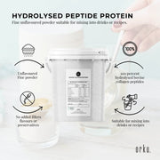 Orku 600g Bovine Collagen Peptides Powder Tub Hydrolysed Protein V238-SUPDZ-40309172207696