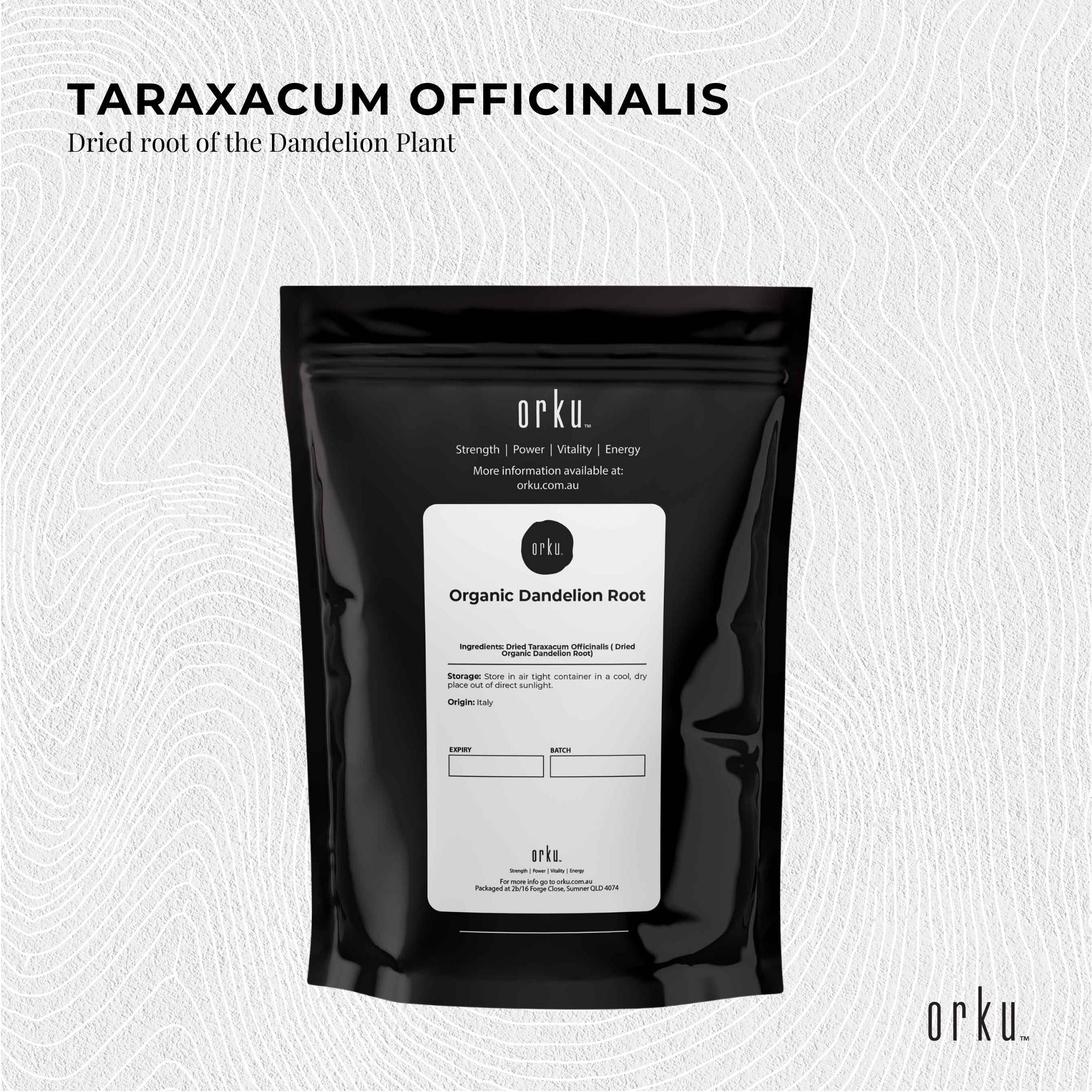 100g Organic Dandelion Root - Dried Raw Herbal Tea Supplement V238-SUPDZ-40319451005008