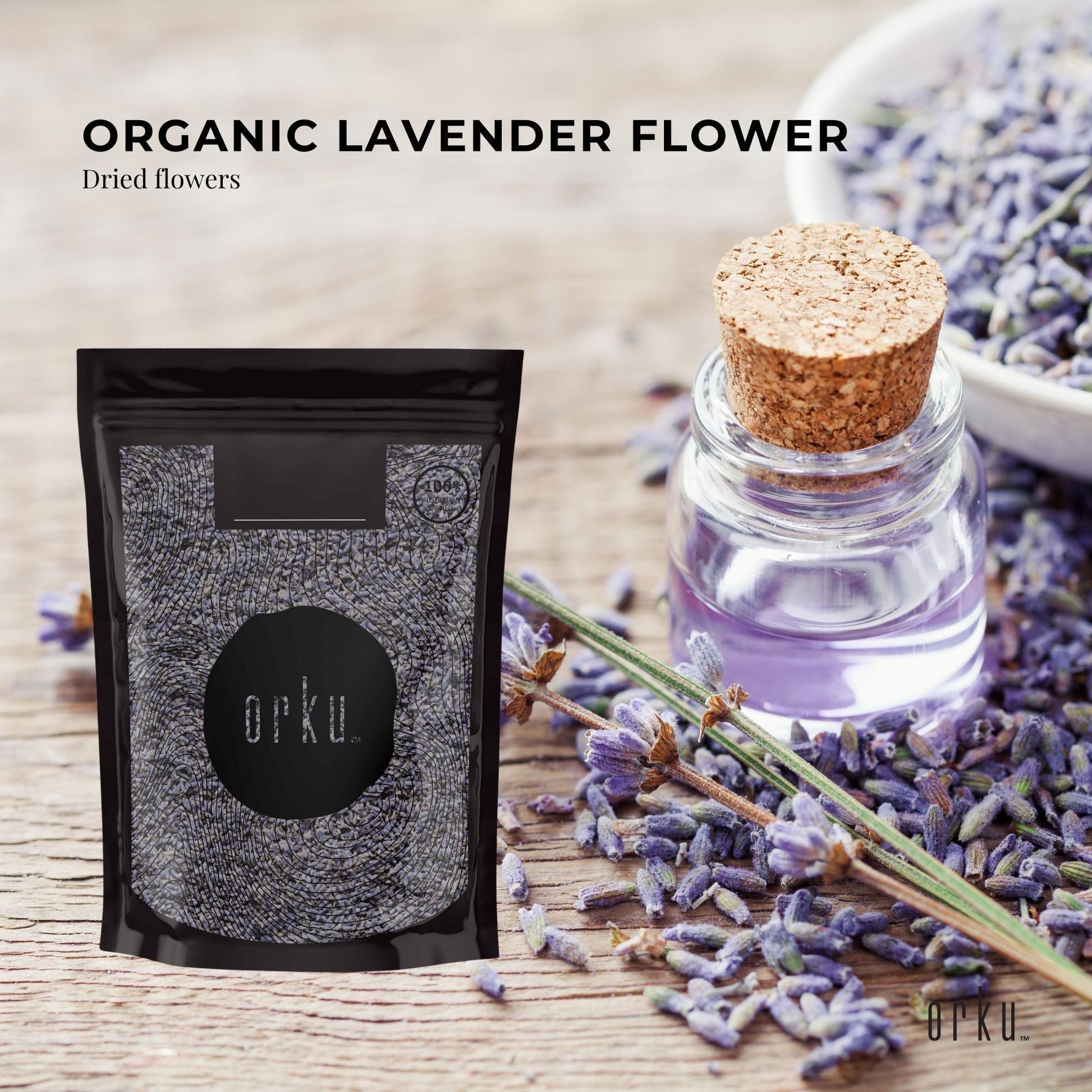 250g Organic Lavender Flower - Dried Fragrant Lavendula Angustifolia V238-SUPDZ-40319469060176