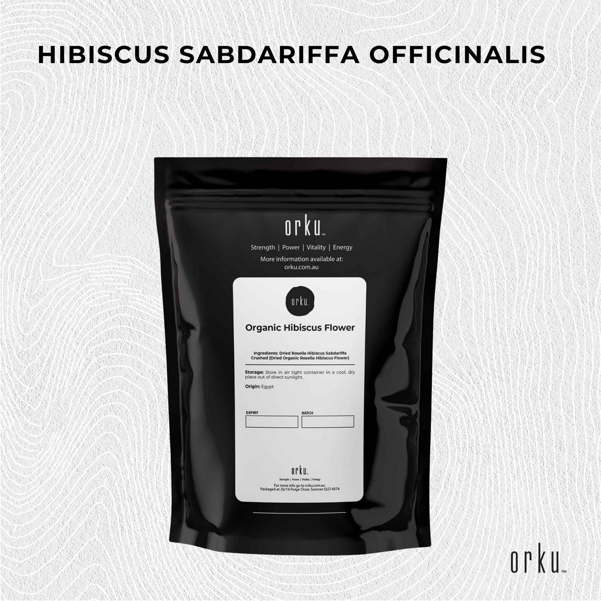 400g Organic Hibiscus Rosella Flower Crushed - Dried Herbal Tea Supplement V238-SUPDZ-40319469486160
