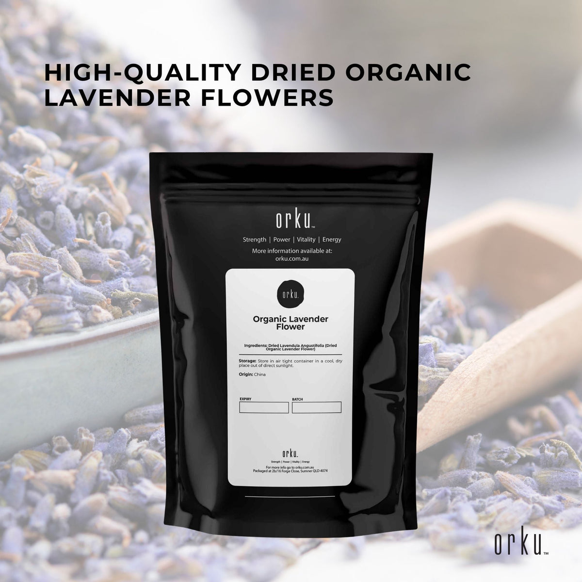 50g Organic Lavender Flower - Dried Fragrant Lavendula Angustifolia V238-SUPDZ-40319499829328