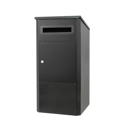 Parcel Delivery Drop Box Mailbox - Secure Home Package Locker 38x38x90cm Black V238-SUPDZ-40376876040272