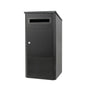 Parcel Delivery Drop Box Mailbox - Secure Home Package Locker 38x38x90cm Black V238-SUPDZ-40376876040272
