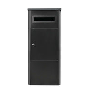 Parcel Delivery Drop Box Mailbox - Secure Home Package Locker 38x38x90cm Black V238-SUPDZ-40376876040272
