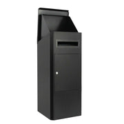 Parcel Delivery Drop Box Mailbox - Secure Home Package Locker 38x38x90cm Black V238-SUPDZ-40376876040272