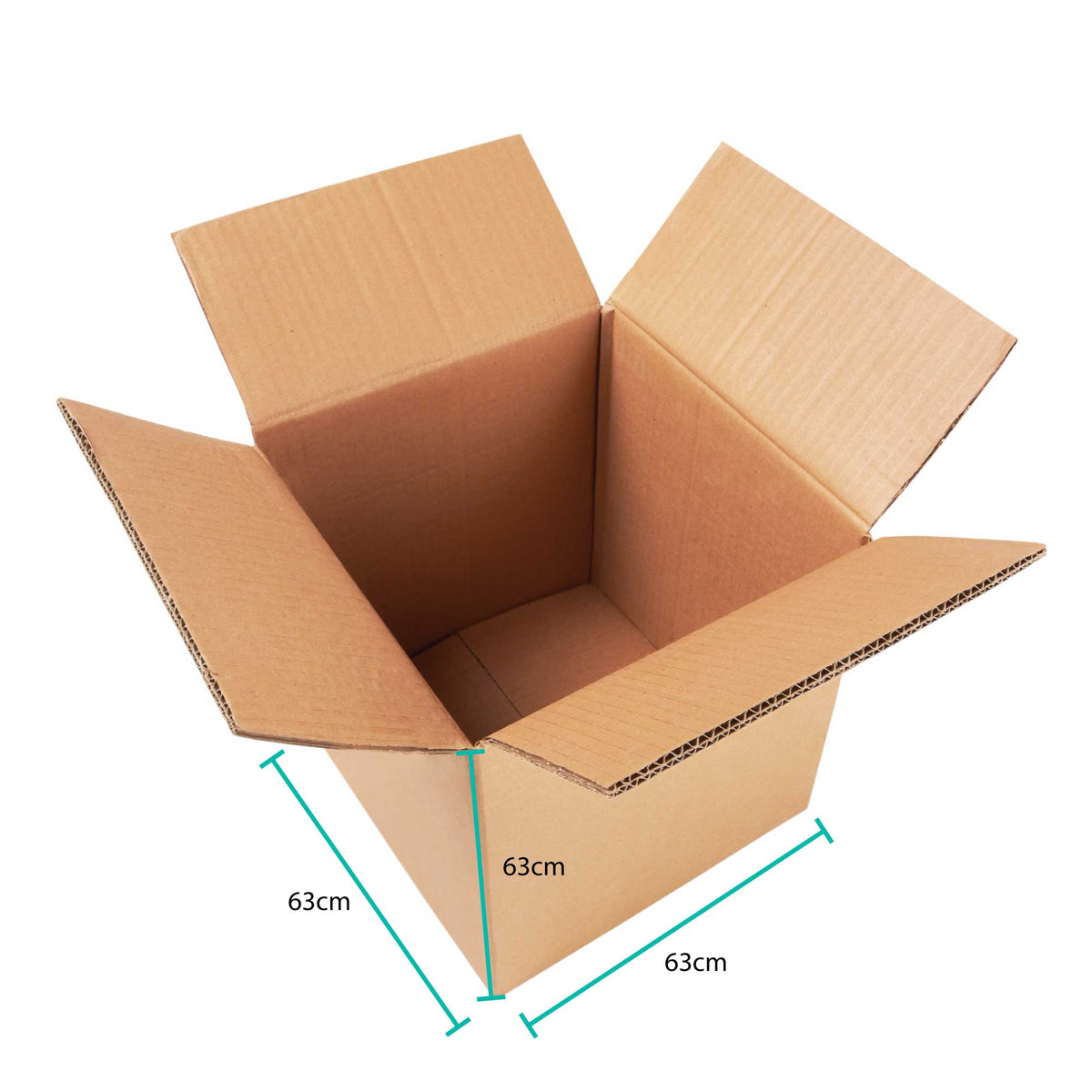 8x Cardboard Boxes 63x63x63cm Large Heavy Duty Strong Moving Packing Carton V238-SUPDZ-40390383632464