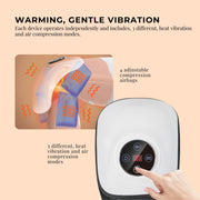 Electric Knee Massager - Rechargeable Air Compression Heat Vibration Machine V238-SUPDZ-40390439796816