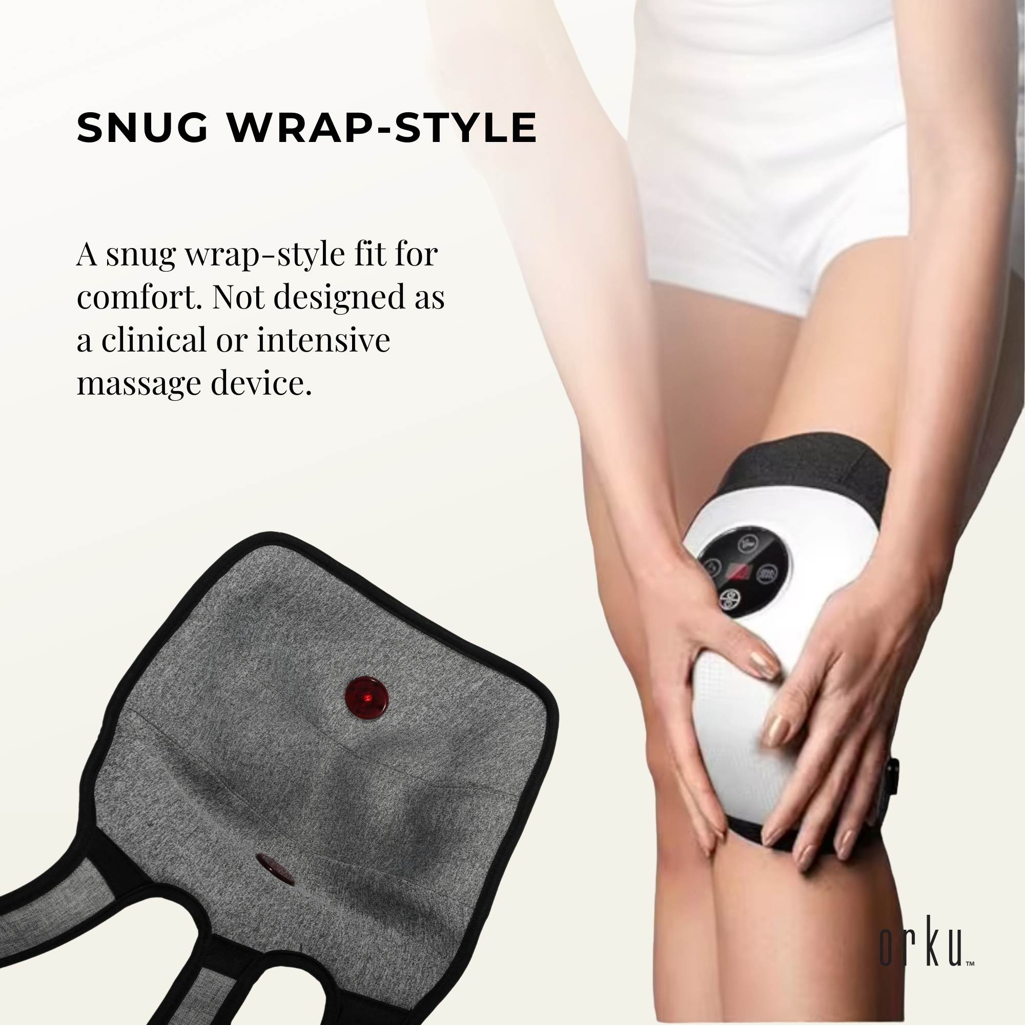 Electric Knee Massager - Rechargeable Air Compression Heat Vibration Machine V238-SUPDZ-40390439796816