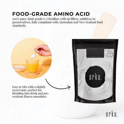 Orku 400g L-Citrulline Powder Buckets - 100 % Pure Food Grade Amino Acid V238-SUPDZ-40426169106512