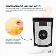 Orku 2Kg L-Citrulline Powder Buckets - 100 % Pure Food Grade Amino Acid V238-SUPDZ-40426183098448