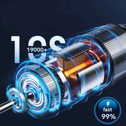 Portable Tyre Inflator - Rechargeable Car Bike Tire Air Pump Compressor V238-SUPDZ-40480727334992