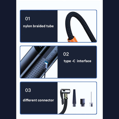 Portable Tyre Inflator - Rechargeable Car Bike Tire Air Pump Compressor V238-SUPDZ-40480727334992