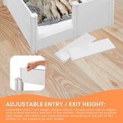Rooster Farms 0.95m PVC Dog Whelping Box Puppy Birthing Pen - Anti-Crush Rail V238-SUPDZ-40485915590736