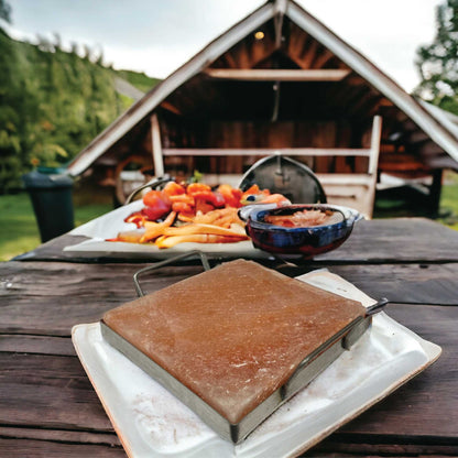Himalayan Pink Salt Cooking Block 21 x 21 x 3cm - Square Slab Tile V238-SUPDZ-40488153579600