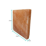 Himalayan Pink Salt Cooking Block 21 x 21 x 3cm - Square Slab Tile V238-SUPDZ-40488153579600