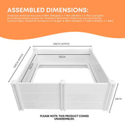 Rooster Farms 1.15m PVC Dog Whelping Box Puppy Birthing Pen - Anti-Crush Rail V238-SUPDZ-40488200339536