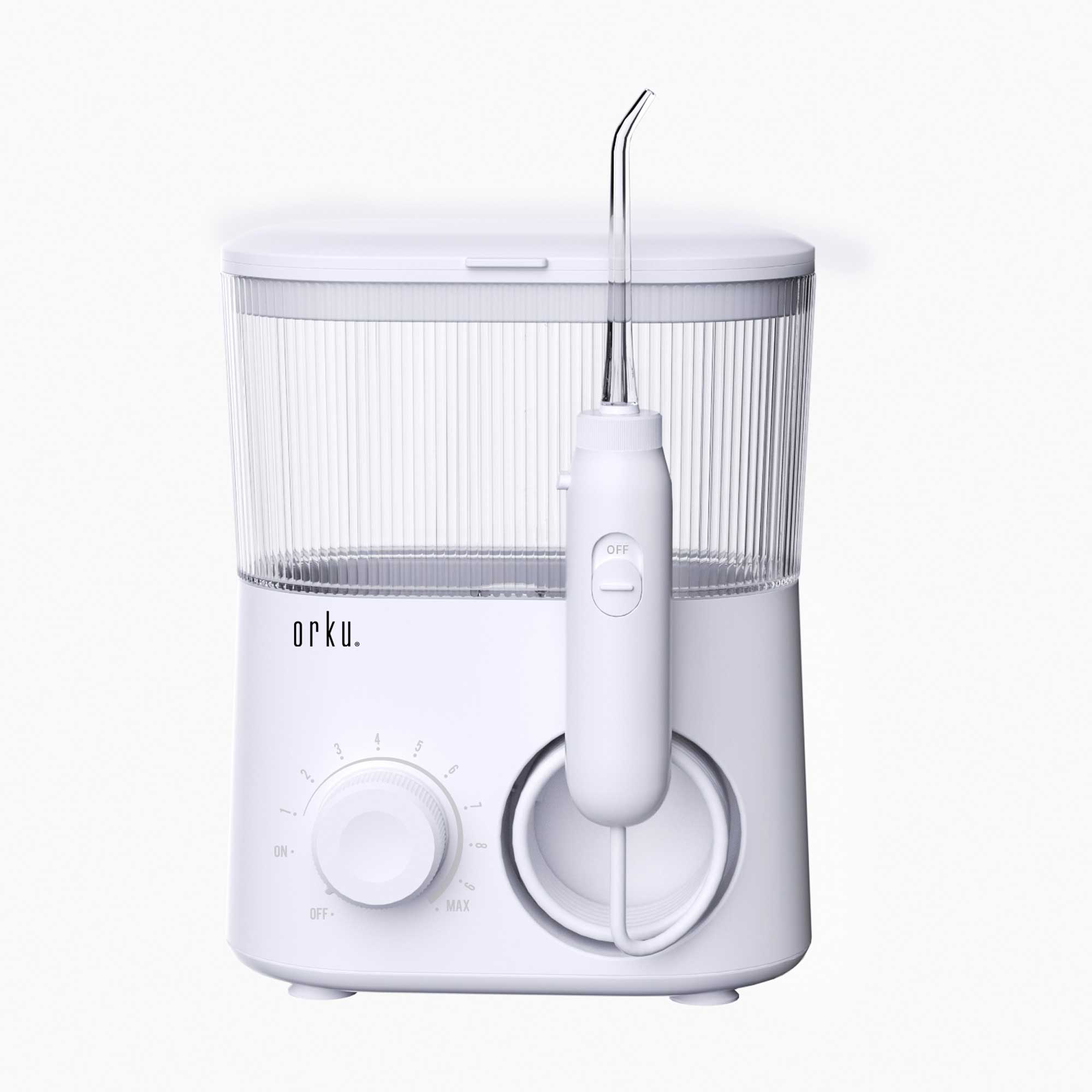 Water Jet Dental Flosser 600ml White - Electric Oral Pressure Tooth Irrigator V238-SUPDZ-40499264258128