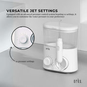 Water Jet Dental Flosser 600ml White - Electric Oral Pressure Tooth Irrigator V238-SUPDZ-40499264258128