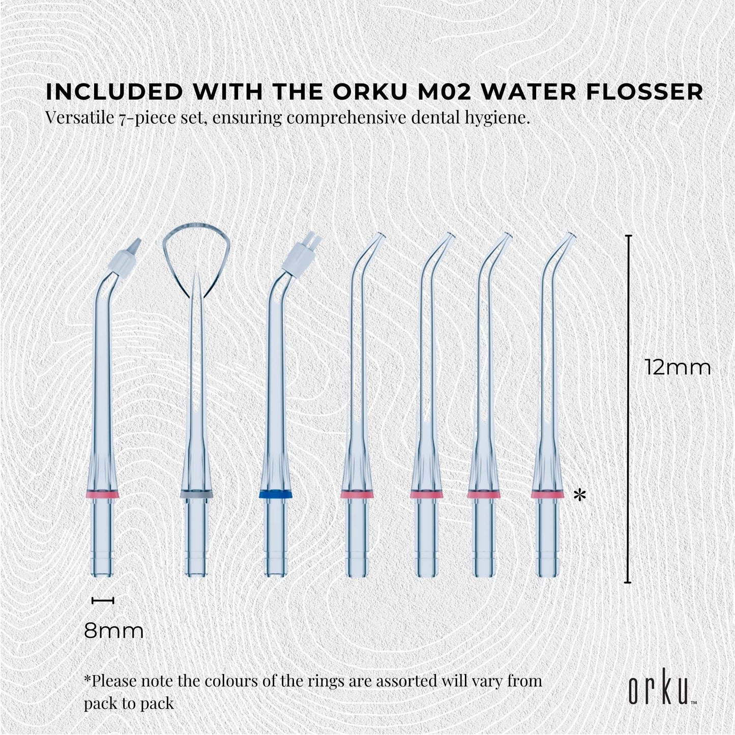 Water Jet Dental Flosser 600ml White - Electric Oral Pressure Tooth Irrigator V238-SUPDZ-40499264258128