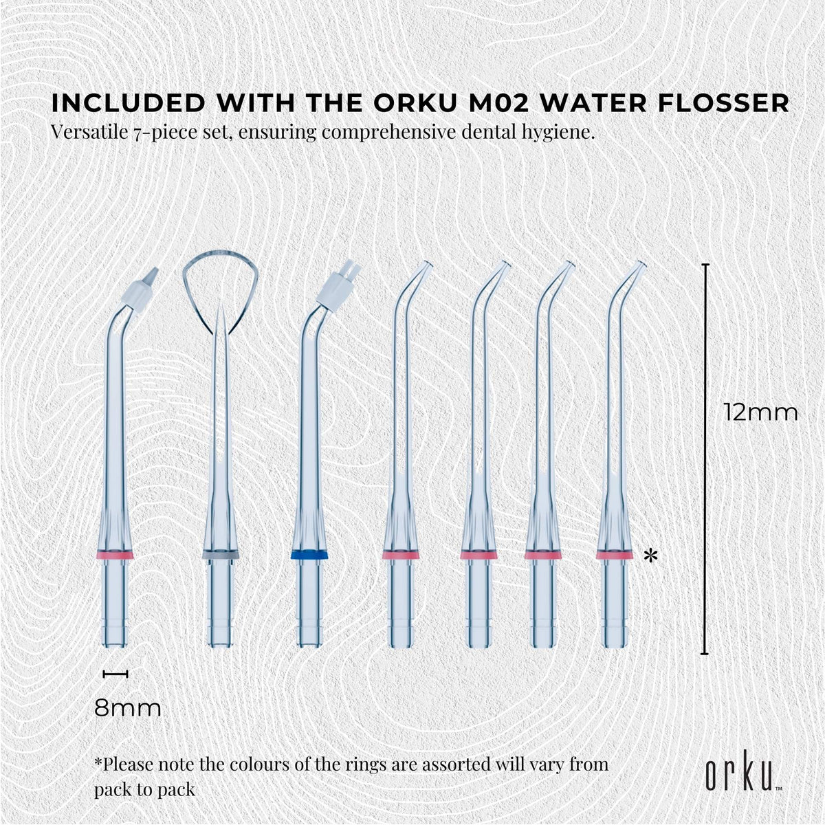 Water Jet Dental Flosser 600ml White - Electric Oral Pressure Tooth Irrigator V238-SUPDZ-40499264258128
