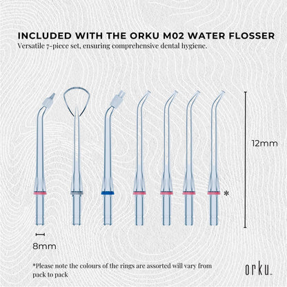 Water Jet Dental Flosser 600ml White - Electric Oral Pressure Tooth Irrigator V238-SUPDZ-40499264258128