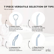 7 Dental Tips Replacement Nozzles for Jet Water Flosser M02 V238-SUPDZ-40505573572688