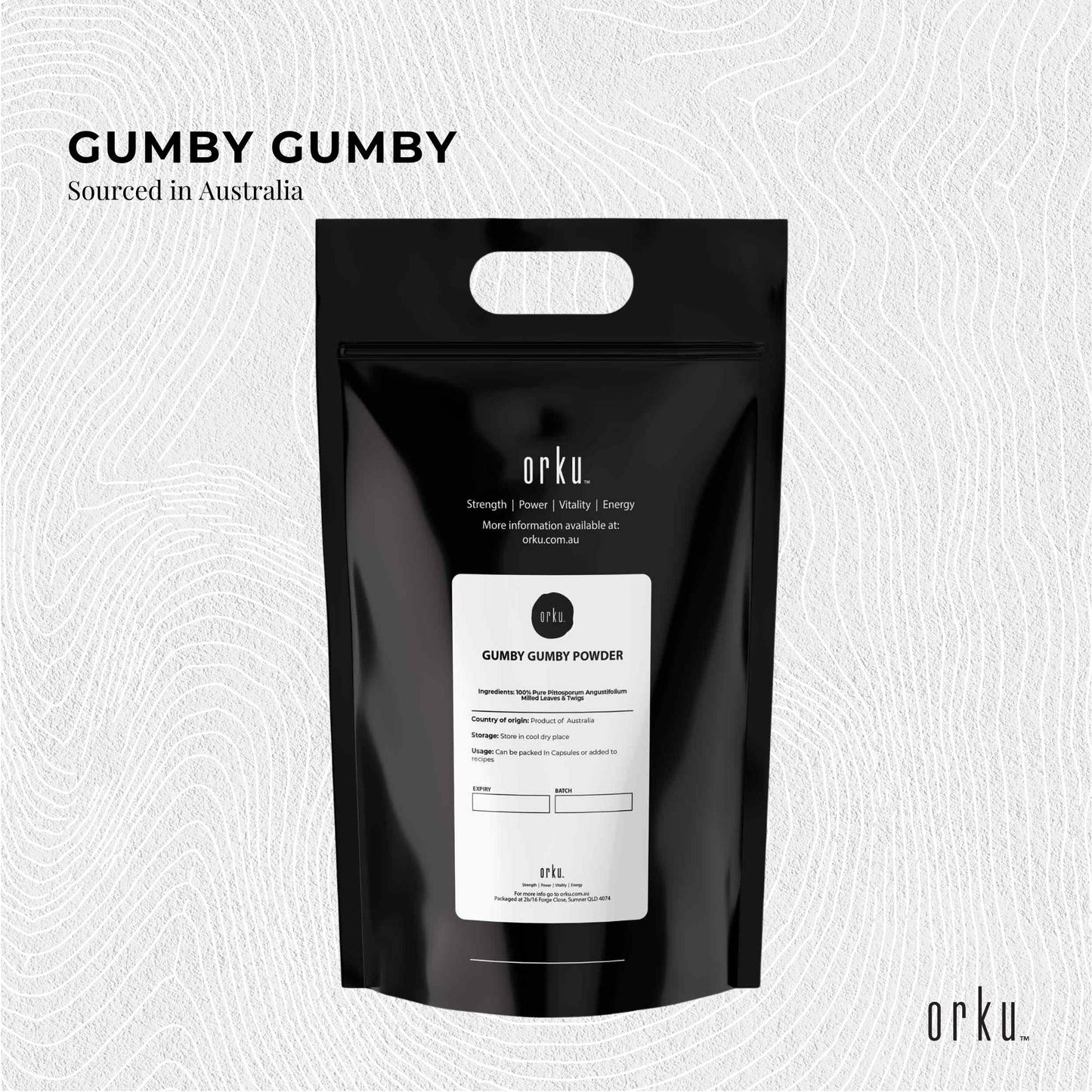 10Kg Gumby Gumby Pure Powder - Gumbi Aboriginal Plant Pittosporum Angustifolum V238-SUPDZ-40510413865040