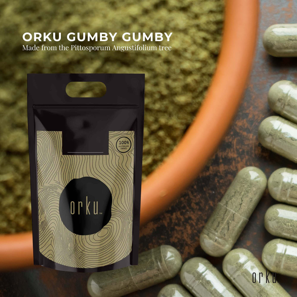 20Kg Gumby Gumby Pure Powder - Gumbi Aboriginal Plant Pittosporum Angustifolum V238-SUPDZ-40510414028880
