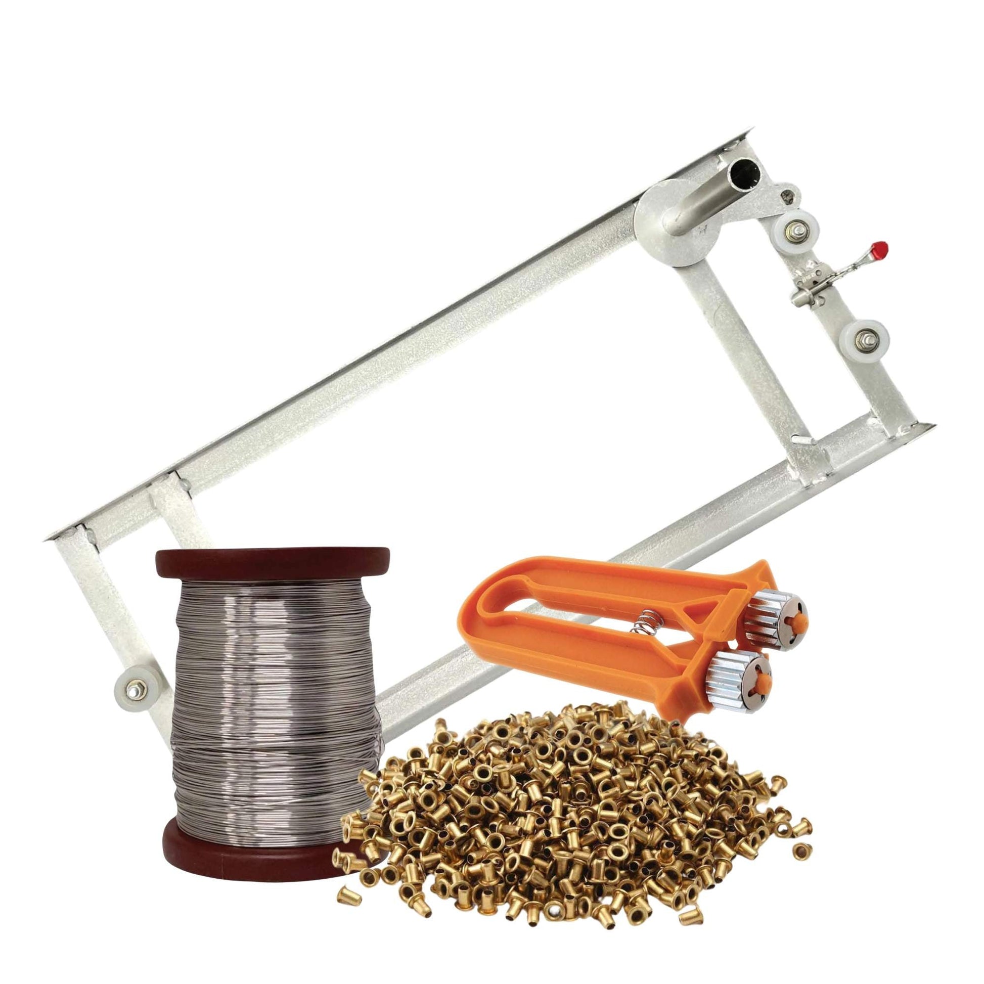Beekeeping Kit - Wiring Board + 500g Wire + Crimper + 1000 Bee Frame Eyelets V238-SUPDZ-40705448083536