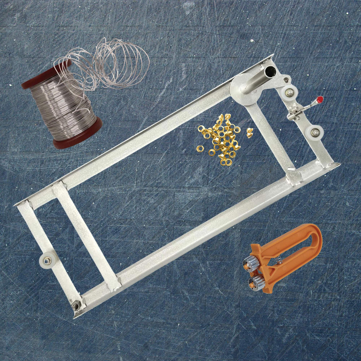 Beekeeping Kit - Wiring Board + 500g Wire + Crimper + 1000 Bee Frame Eyelets V238-SUPDZ-40705448083536