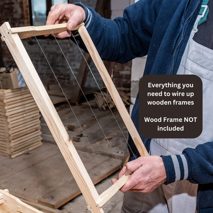 Beekeeping Kit - Wiring Board + 500g Wire + Crimper + 1000 Bee Frame Eyelets V238-SUPDZ-40705448083536