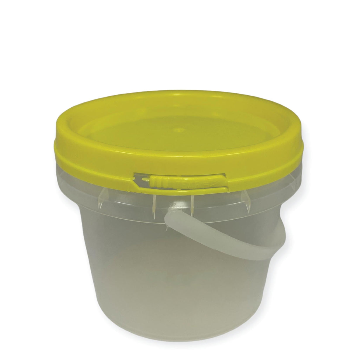 Bulk 10 x 0.8L Empty Honey Bucket with Lid - 1Kg Clear Tamper Proof Plastic Tub V238-SUPDZ-40761477791824