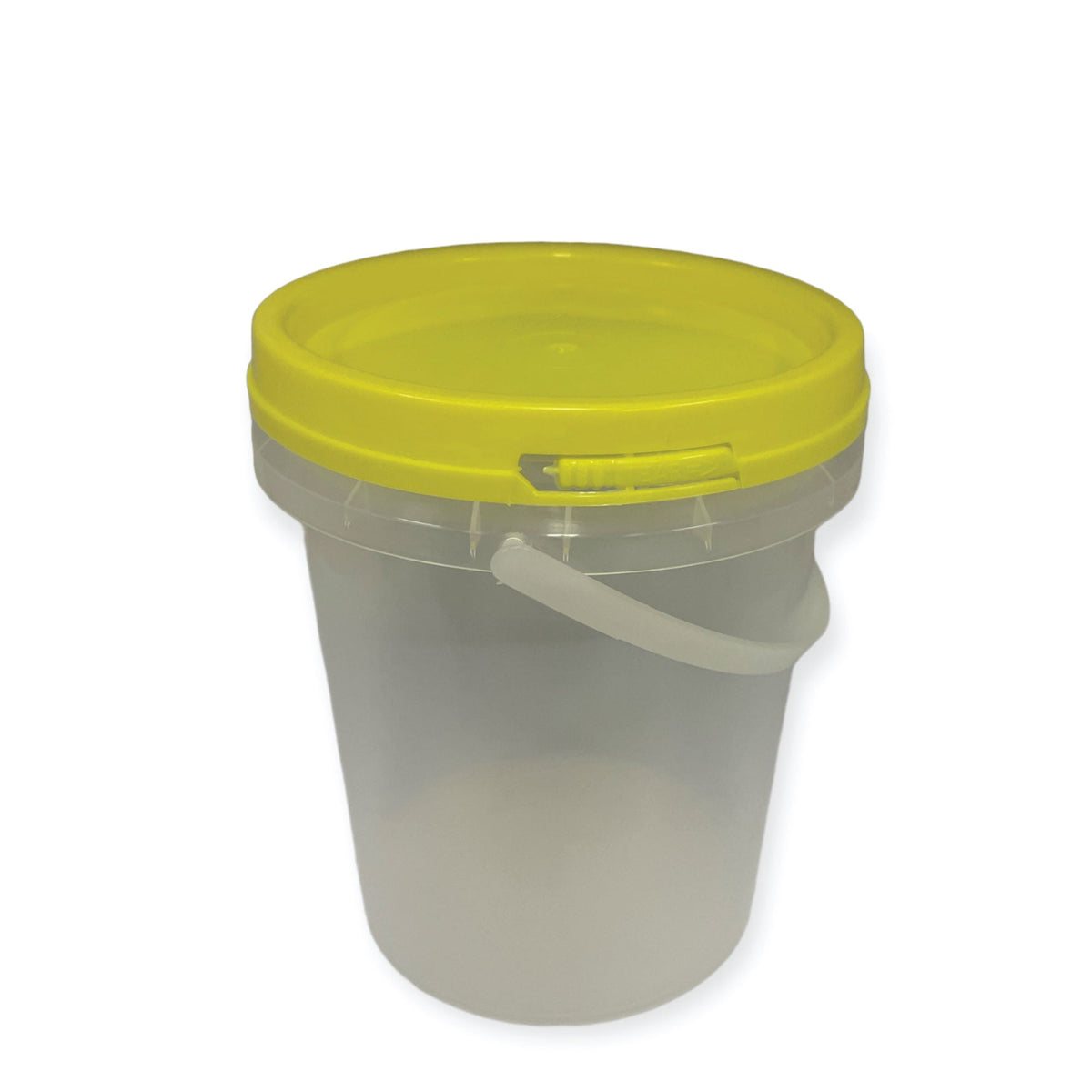 Bulk 100 x 1.2L Empty Honey Bucket with Lid - 1.5Kg Clear Tamper Proof Plastic Tub V238-SUPDZ-40761483624528